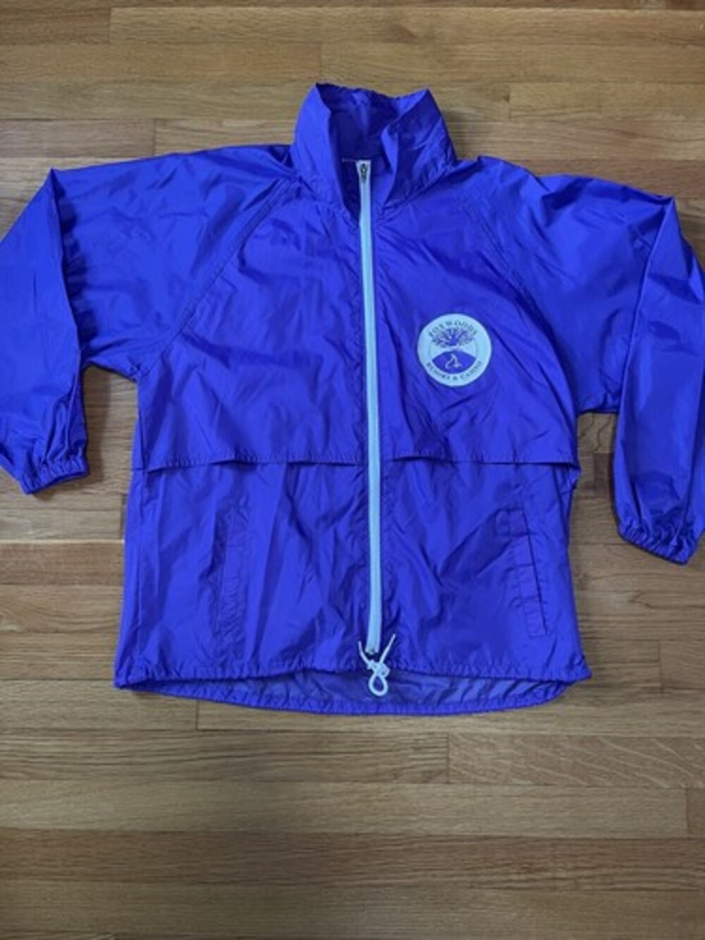 Vintage Foxwoods Casino Windbreaker Purple One Size Fits All FREE SHIPPING